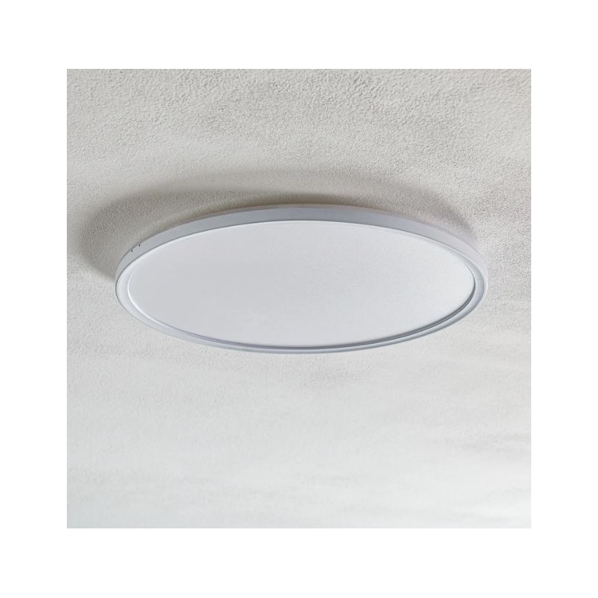 Briloner 7094-416 - LED RGBW Dimbare plafondlamp SLIM LED/22W/230V + afstandsbediening