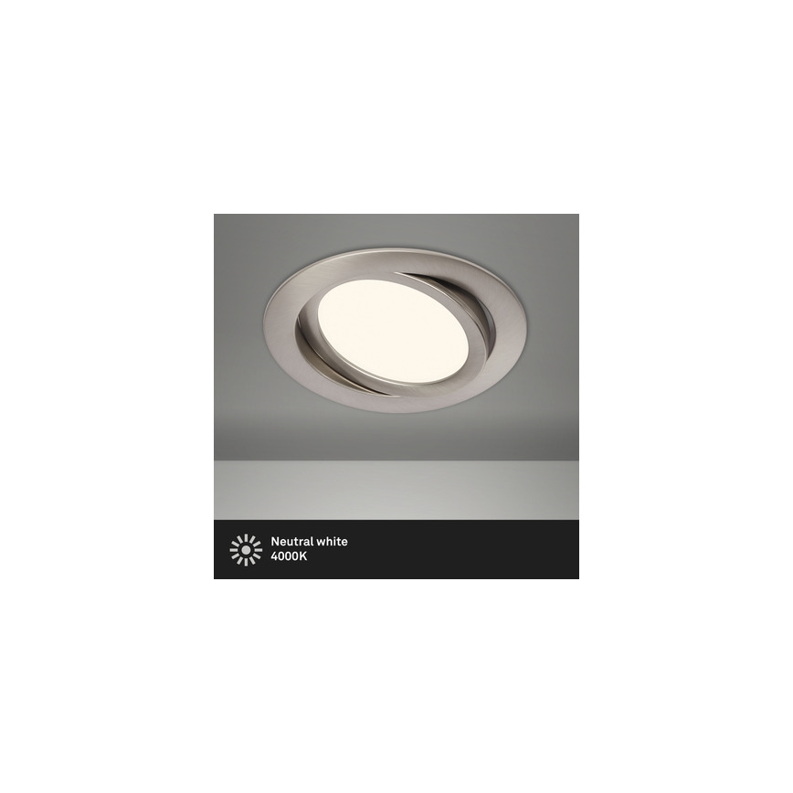 Briloner 7116-412 - Hangende LED Badkamer plafond verlichting FLAT IN LED/9W/230V IP23