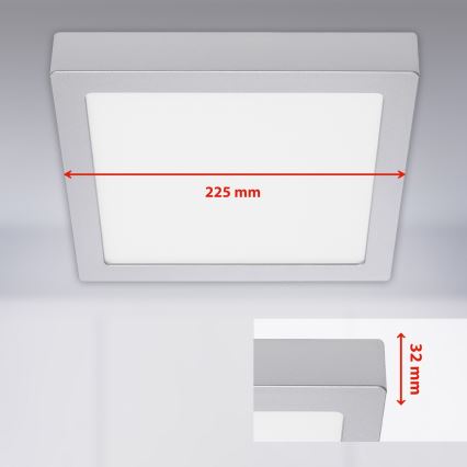 Briloner 7118-014 - LED Plafondlamp FIRE LED/16,5W/230V 3000K