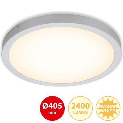 Briloner 7143-014 - LED Plafondlamp FIRE LED/24,5W/230V 3000K