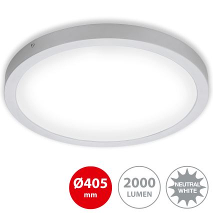 Briloner 7143-414 - LED Plafondlamp FIRE LED/24,5W/230V 4000K