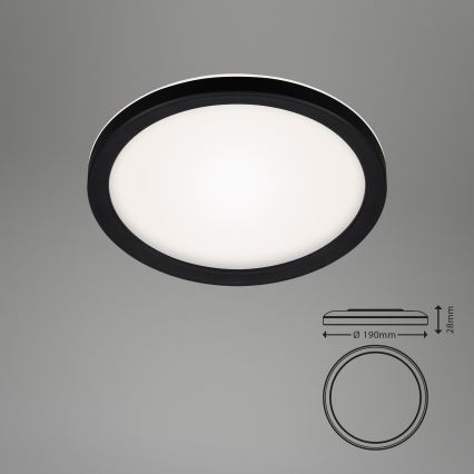 Briloner 7150-415 - LED plafondlamp SLIM LED/12W/230V diameter 19 cm