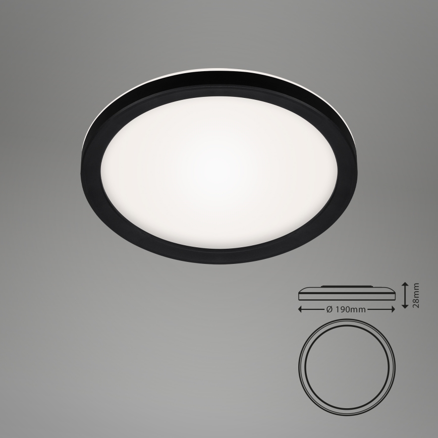 Briloner 7150-415 - LED plafondlamp SLIM LED/12W/230V diameter 19 cm
