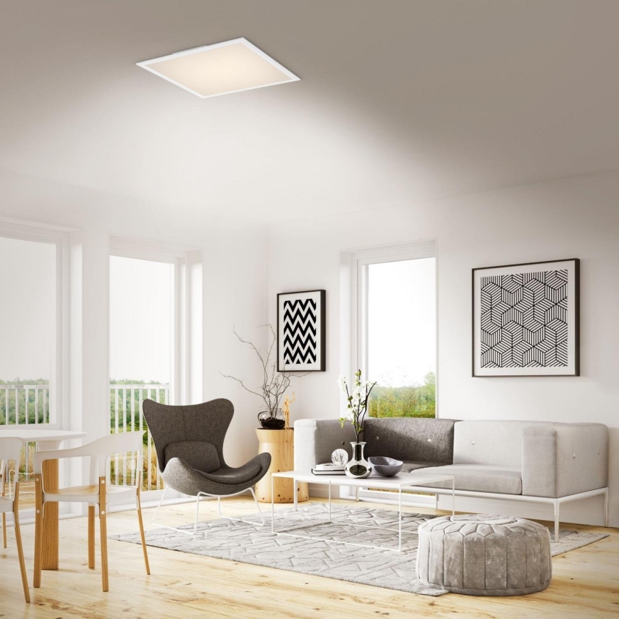 Briloner 7152-016 - LED RGB Dimbaar bevestigd lichtpaneel COLOUR LED/24W/230V 3000-6500K + afstandsbediening