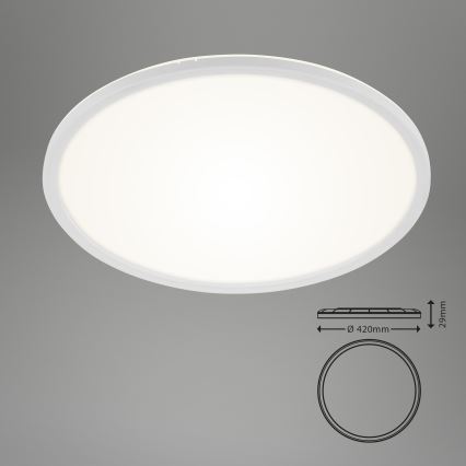 Briloner 7157-416 - LED plafondlamp SLIM LED/22W/230V diameter 42 cm