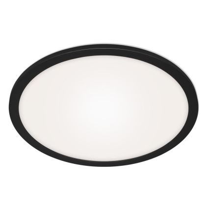 Briloner 7168-015 - Dimbare LED Plafondlamp PIATTO LED/22W/230V 3000-6500K diameter 40 cm zwart + afstandsbediening