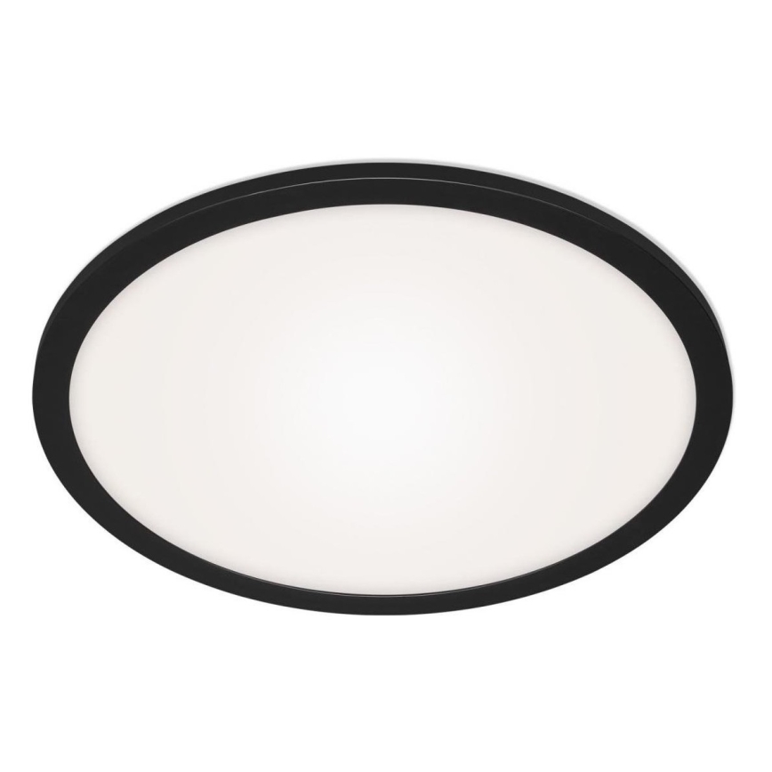 Briloner 7168-015 - Dimbare LED Plafondlamp PIATTO LED/22W/230V 3000-6500K diameter 40 cm zwart + afstandsbediening
