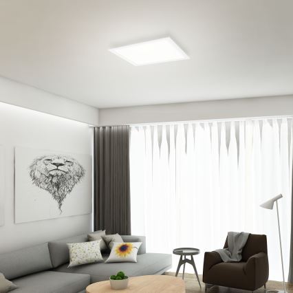 Briloner 7179-016 - LED dimbare plafondlamp PIATTO LED/24W/230V 3000-6500K + afstandsbediening