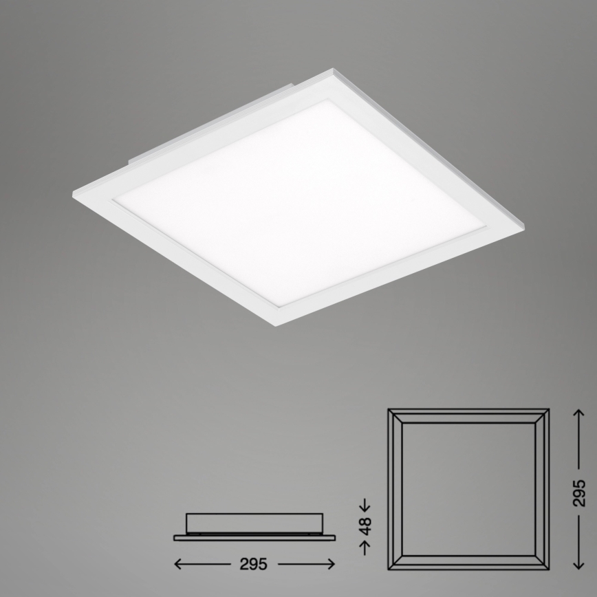 Briloner 7194-016 - Dimbare LED Plafond Lamp SIMPLE LED/18W/230V 3000-6500K + afstandsbediening