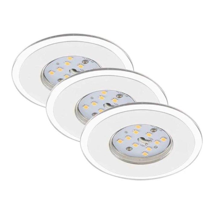 Briloner 7197-036-SET 3x LED dimbare badkamer inbouwspot LED/4,5W/230V IP44