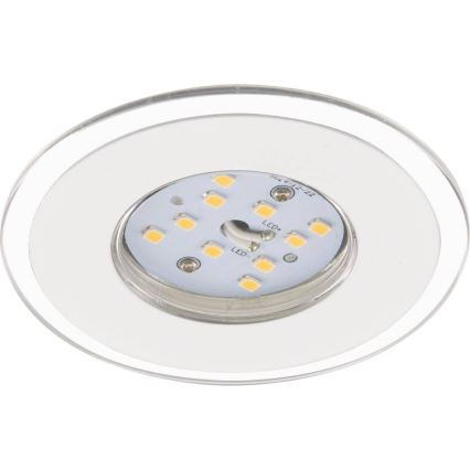 Briloner 7197-036-SET 3x LED dimbare badkamer inbouwspot LED/4,5W/230V IP44