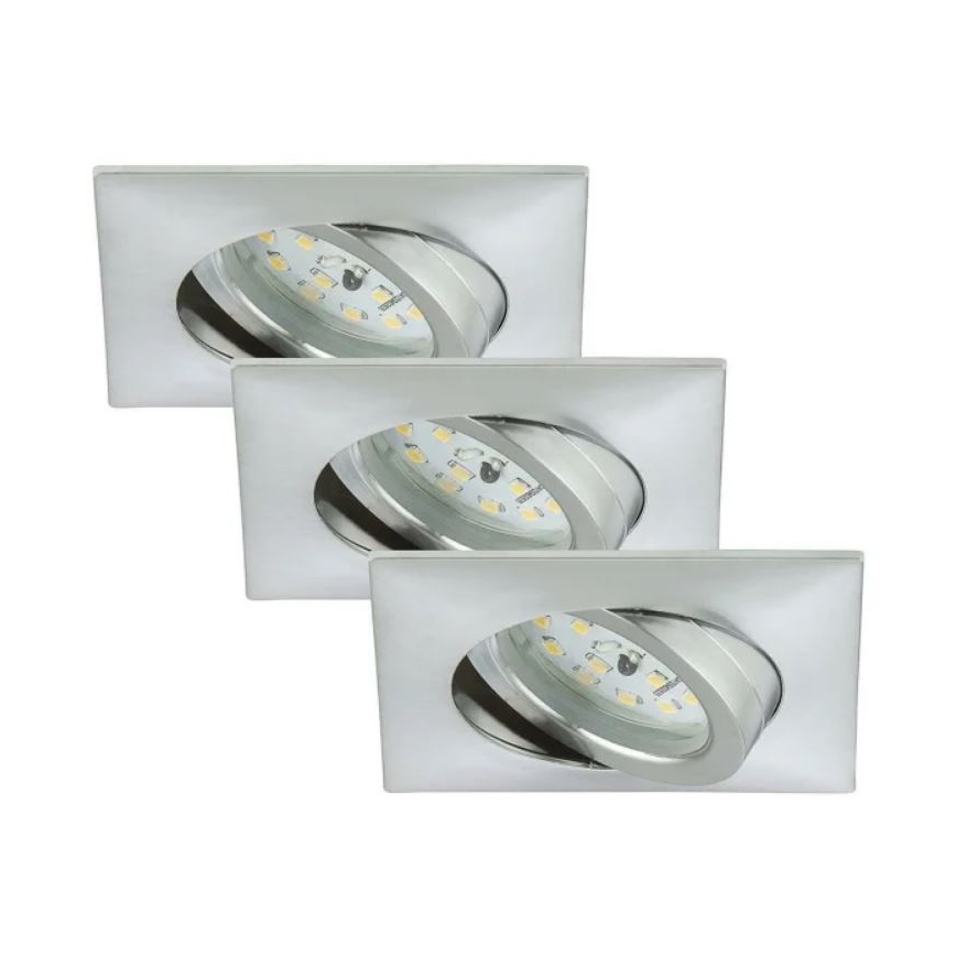 Briloner 7210-039 - SET 3x LED Badkamer Inbouw Lamp ATTACH 1xLED/5W/230V IP23