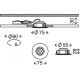 Briloner 7231-019 - LED dimbare badkamer inbouwspot LED/5,5W/230V IP44