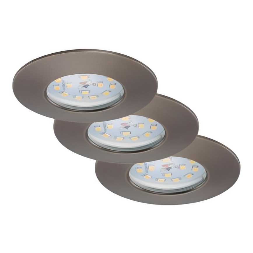 Briloner 7231-031- SET 3x LED dimbare badkamer inbouwspot LED/5,5W/230V IP44