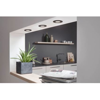 Briloner 7295-011 - LED dimbare inbouwspot voor badkamer ATTACH LED/6,5W/230V IP44