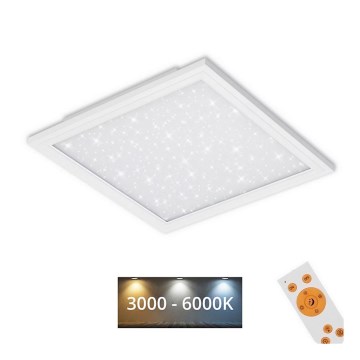 Briloner 7303-016 - Dimbare LED plafondlamp STARRY SKY LED/36W/230V 3000-6000K + afstandsbediening