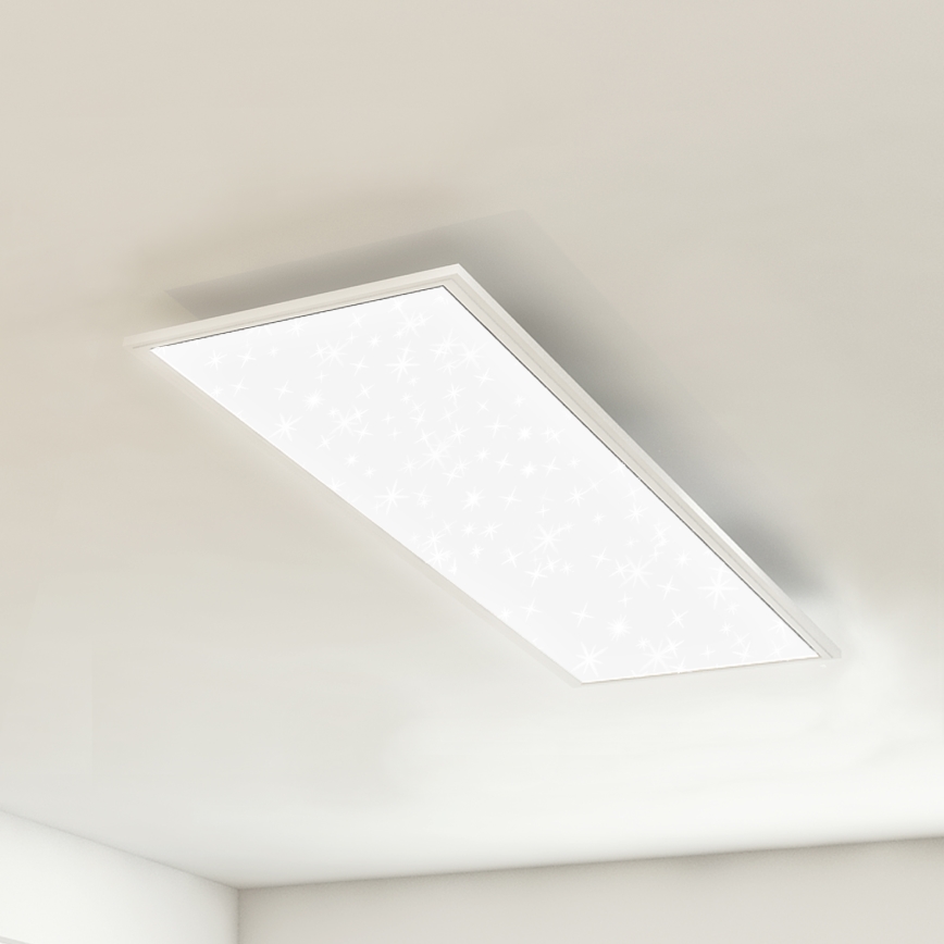 Briloner 7308-016 - Dimbare LED plafondlamp STARRY SKY LED/24W/230V 3000-6000K + afstandsbediening