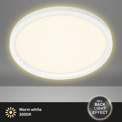 Briloner 7363-016 - LED plafondlamp CADRE LED/22W/230V d. 42,5 cm wit