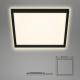 Briloner 7364-015 - LED plafondlamp CADRE LED/22W/230V 42,2x42,2 cm zwart