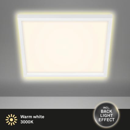 Briloner 7364-016 - LED plafondlamp CADRE LED/22W/230V 42,2x42,2 cm wit