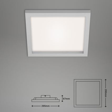 Briloner 7370-014 - Dimbare LED plafondlamp LED/18W/230V 3000-6500K + afstandsbediening