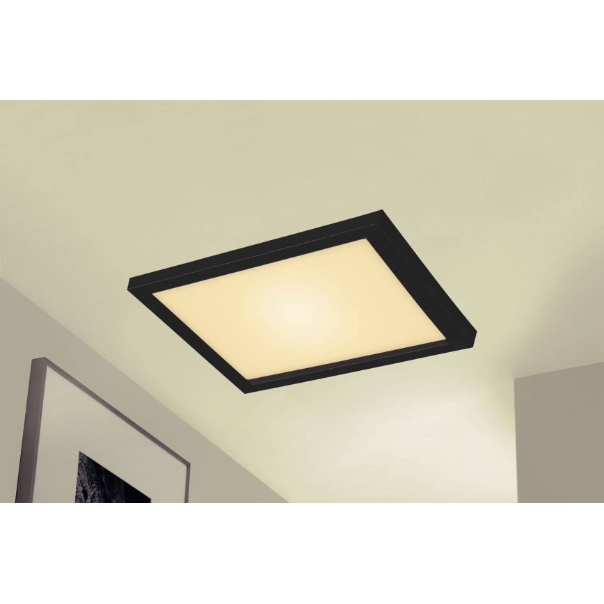 Briloner 7370-015 - Dimbare LED Plafondlamp GEO BASIC LED/18W/230V 3000-6500K + afstandsbediening