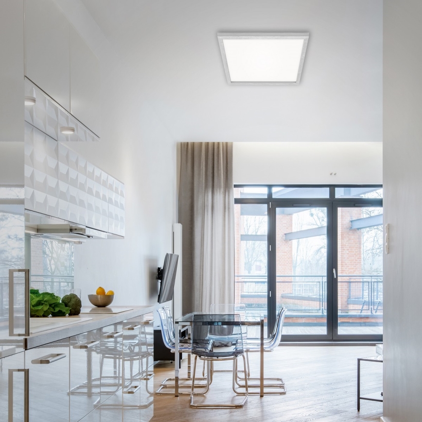 Briloner 7371-014 - LED dimbare plafondlamp LED/24W/230V 3000-6500K + afstandsbediening