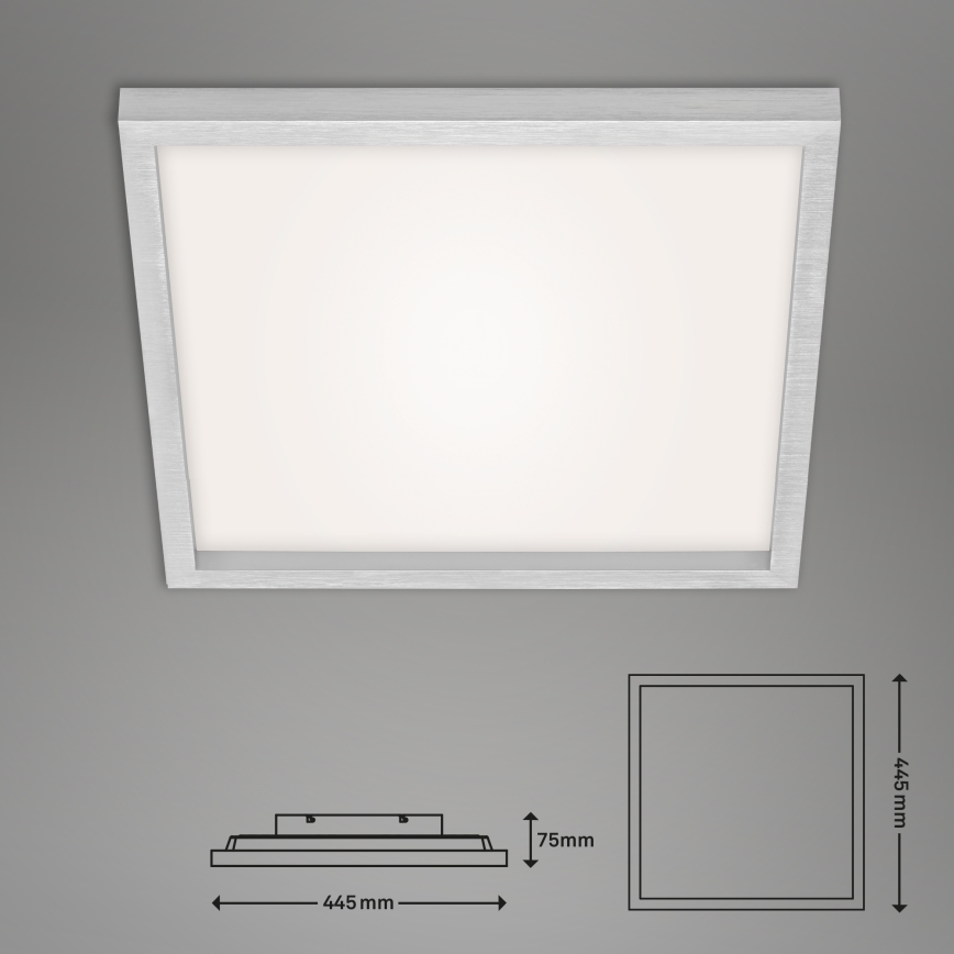 Briloner 7371-014 - LED dimbare plafondlamp LED/24W/230V 3000-6500K + afstandsbediening