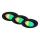 Briloner 7373-035 - SET 3x LED RGB Dimbare hangende plafondverlichting LED/4,9W/230V Wi-Fi Tuya + afstandsbediening