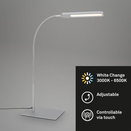 Briloner 7389-014 - LED Dimbaar aanraken flexible tafellamp SERVO LED/8W/230V 3000/4000/6500K