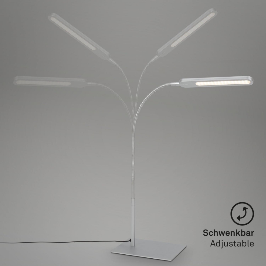 Briloner 7389-014 - LED Dimbaar aanraken flexible tafellamp SERVO LED/8W/230V 3000/4000/6500K