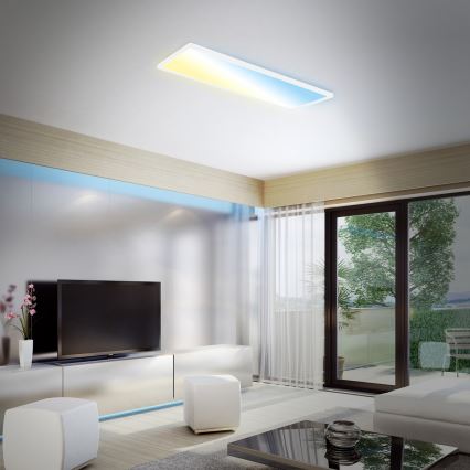 Briloner 7403-016 - Dimbare LED plafondlamp SLIM LED/23W/230V 2700-6500K + afstandsbediening