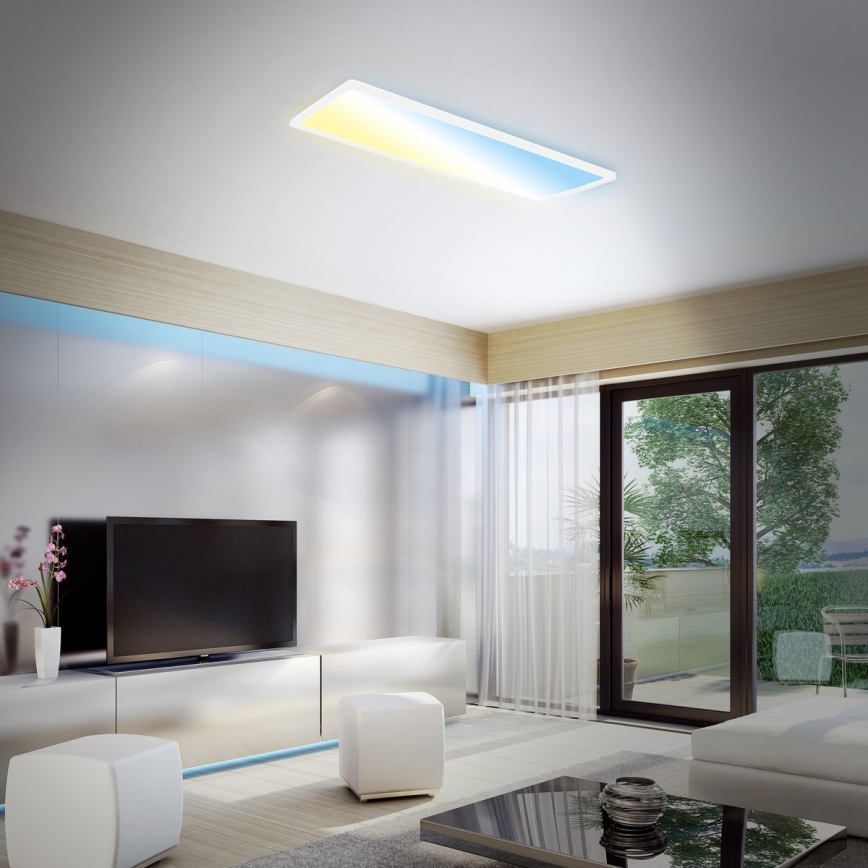 Briloner 7403-016 - Dimbare LED plafondlamp SLIM LED/23W/230V 2700-6500K + afstandsbediening