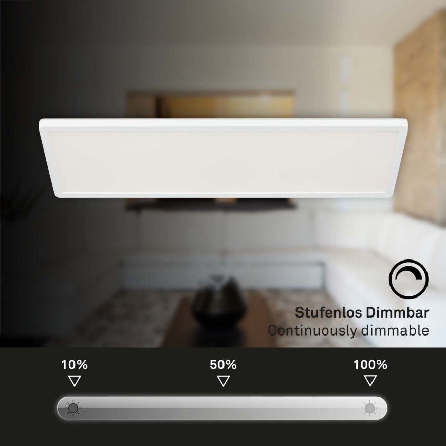 Briloner 7403-016 - Dimbare LED plafondlamp SLIM LED/23W/230V 2700-6500K + afstandsbediening