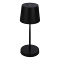 Briloner 7423015 - LED Dimbare Oplaadbare Buiten Tafel Lamp LED/2,6W/5V IP44 2000 mAh Zwart