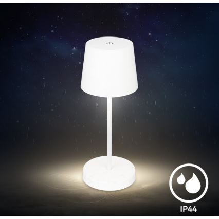 Briloner 7423016 - LED Dimbaar oplaadbaar buitenshuis tafellamp LED/2,6W/5V 2000mAh IP44 wit