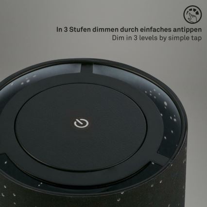 Briloner 7449-015 - LED Dimbare Buiten Touchlamp STARRY SKY LED/3W/5V IP44 2000 mAh zwart