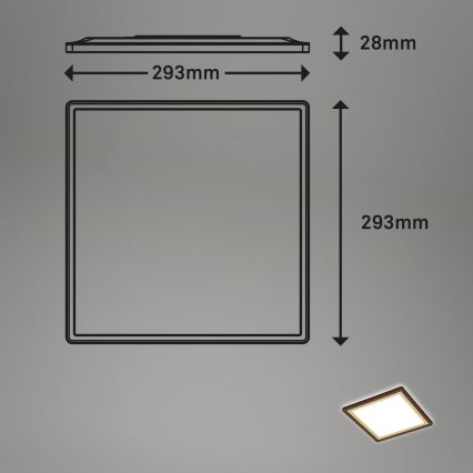 Briloner 7457-417 - LED Plafondlamp DECO LED/18W/230V