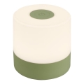 Briloner 7461019 - LED Dimbare Oplaadbare Buiten Tafellamp LED/2W/5V IP44 1200 mAh groen