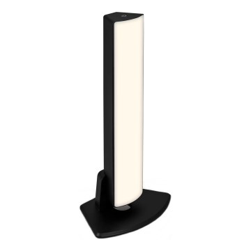 Briloner 7474-015 - LED Dimbaar aanraken oplaadbaar buitenshuis tafellamp 2in1 LED/7W/5V 2x2200 mAh USB 3000K IP44 zwart