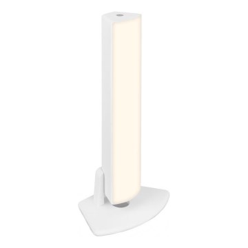 Briloner 7474-016 - LED Dimbaar aanraken oplaadbaar buitenshuis tafellamp 2in1 LED/7W/5V 2x2200 mAh USB 3000K IP44 wit