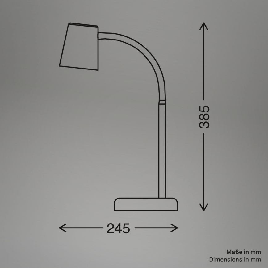 Briloner 7476-011 - Tafellamp SKRIVA 1xGU10/9W/230V beige
