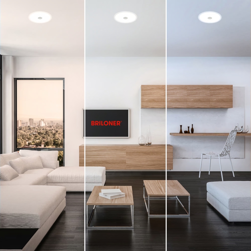 Briloner 7482019 - LED inbouwspot voor badkamer LED/14W/230V 3000/4000/6500K IP44 wit