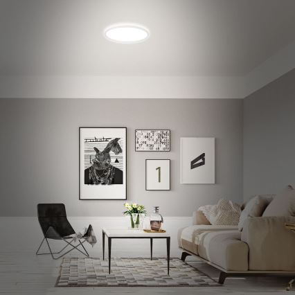 Briloner 7494016 - LED RGBW dimbare plafondlamp SMART LED/22W/230V 4000K Ø 42 cm Wi-Fi Tuya + afstandsbediening