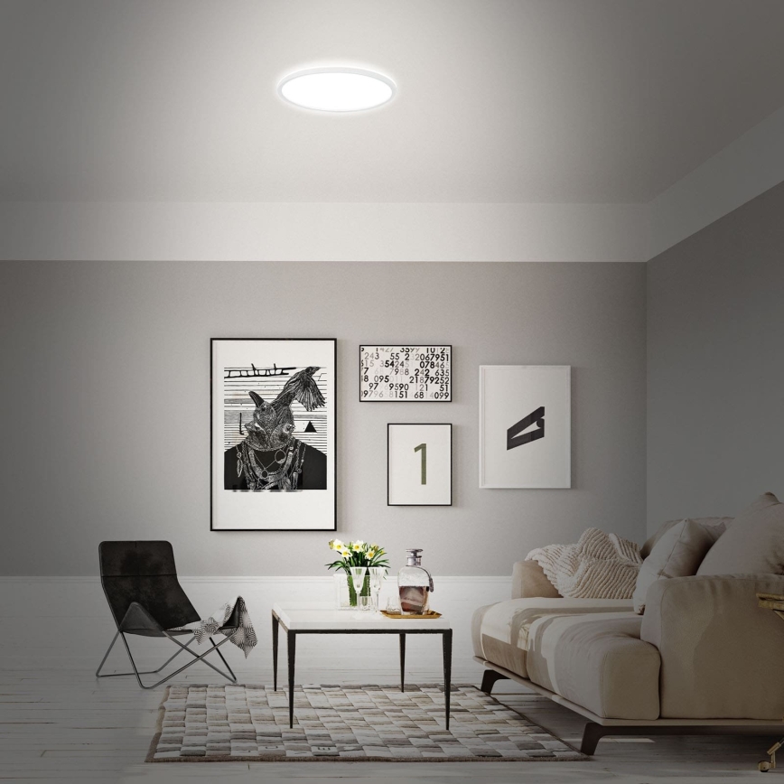 Briloner 7494016 - LED RGBW dimbare plafondlamp SMART LED/22W/230V 4000K Ø 42 cm Wi-Fi Tuya + afstandsbediening