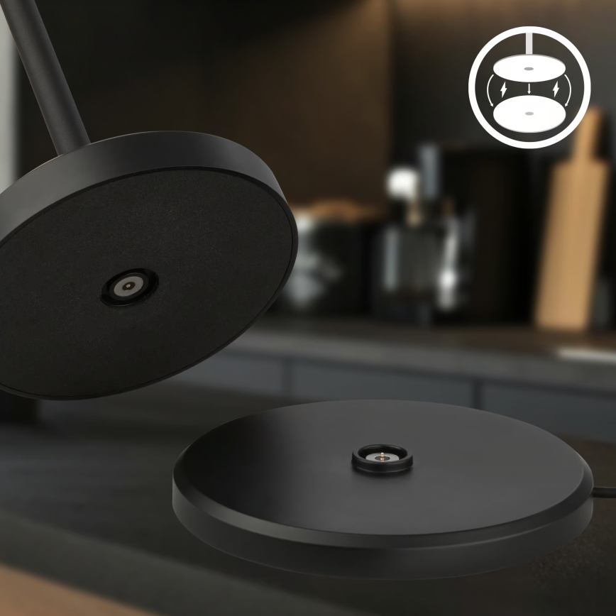 Briloner 7521015 - SIGO dimbare oplaadbare buitentafellamp LED/2,5W/5V IP44 2600 mAh zwart