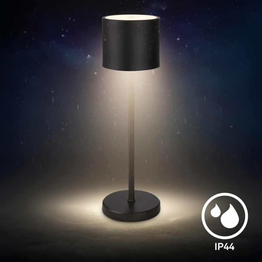 Briloner 7521015 - SIGO dimbare oplaadbare buitentafellamp LED/2,5W/5V IP44 2600 mAh zwart