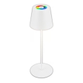 Briloner 7559016 - LED RGB dimbare oplaadbare buitentafellamp COLORIS LED/3,5W/5V IP44 2000 mAh Wi-Fi Tuya