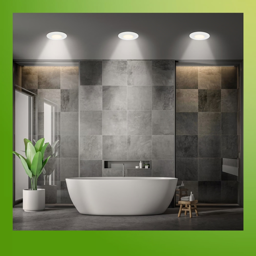 Briloner 7589036 - SET van 3 dimbare LED-inbouwspots voor badkamer KLIRA LED/4,9W/230V 2500/3000/4000K IP44 wit