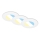 Briloner 7598036 - SET 3x Hangende LED Badkamer plafond verlichting LED/4,9W/230V IP44 2700/4000/6500K wit